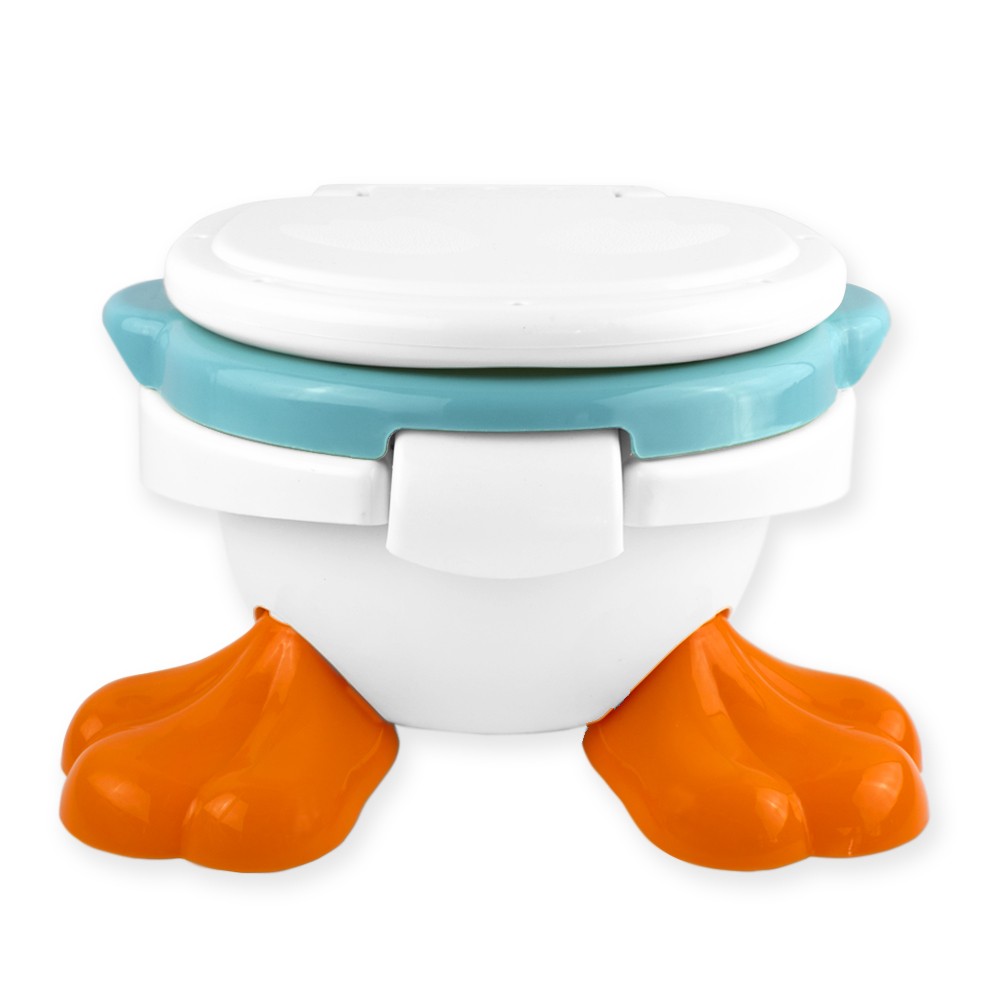 Pelela patito infantil, 3 en 1, Celeste - Imagen 2