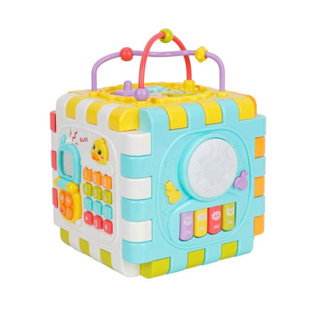 Juguete cubo de aprendizaje con encaje y música - Imagen 4