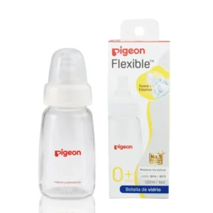 Mamadera de vidrio estándar, 120ml, PIGEON